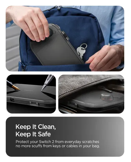 Spigen Thin Fit Nintendo Switch 2 Hoesje Back Cover Zwart afbeelding 13