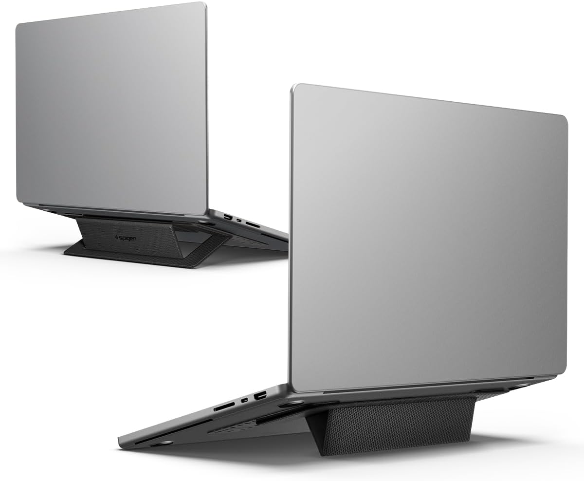 Spigen Slimfold Vouwbare Laptop en Tablet Standaard LD201-S1 Zwart afbeelding 1