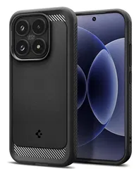 Spigen Rugged Armor Xiaomi 17 Hoesje Back Cover Matte Zwart afbeelding