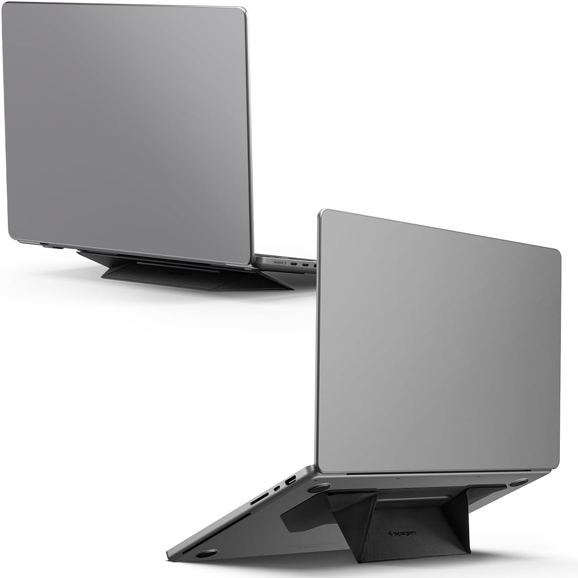 Spigen Slimfold Vouwbare Laptop en Tablet Standaard LD201-S3 Zwart afbeelding 1