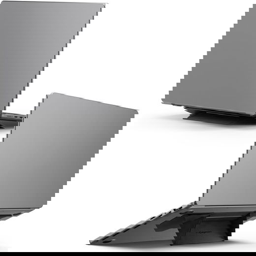 Spigen Slimfold Vouwbare Laptop en Tablet Standaard LD201-S3 Zwart afbeelding 1