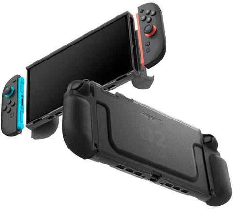 Spigen Nintendo Switch 2 Case Ultra Hybrid Frost Back Cover Zwart afbeelding 3
