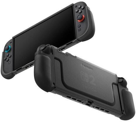 Spigen Nintendo Switch 2 Case Ultra Hybrid Frost Back Cover Zwart afbeelding 1