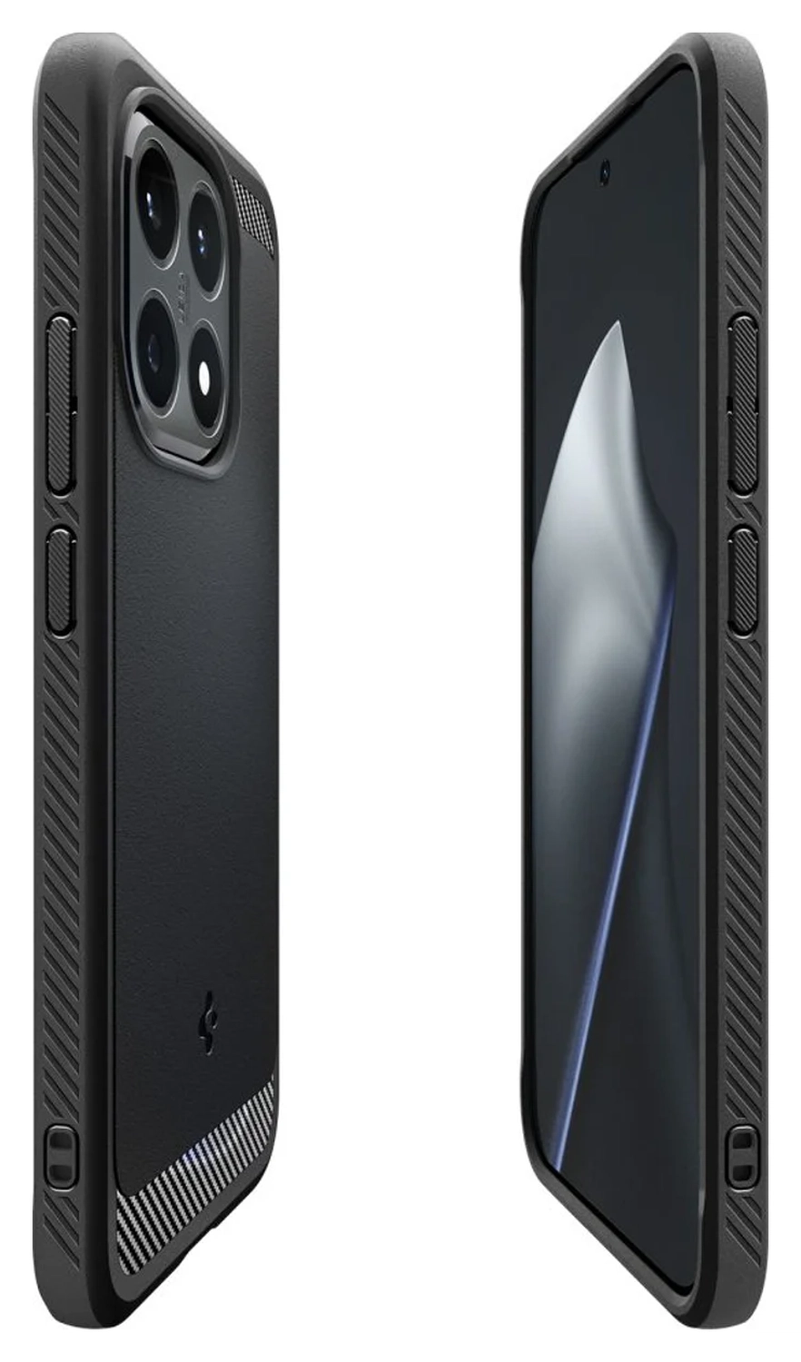 Spigen Rugged Armor Xiaomi 15T Hoesje Back Cover Matte Zwart afbeelding 2