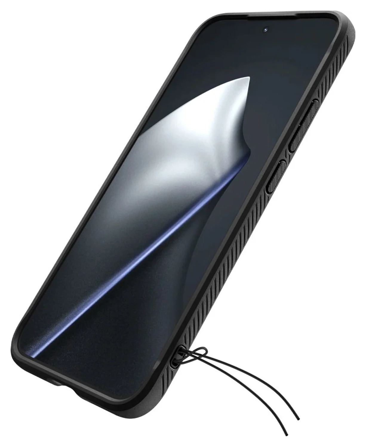 Spigen Rugged Armor Xiaomi 15T Hoesje Back Cover Matte Zwart afbeelding 6