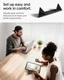 Spigen Slimfold Vouwbare Laptop en Tablet Standaard LD201-S4 Zwart afbeelding 3