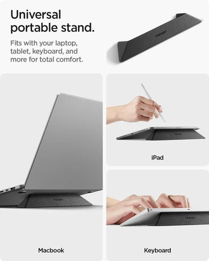 Spigen Slimfold Vouwbare Laptop en Tablet Standaard LD201-S4 Zwart afbeelding 4