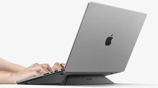 Spigen Slimfold Vouwbare Laptop en Tablet Standaard LD201-S4 Zwart afbeelding 8