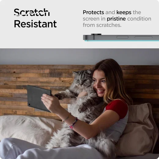 Spigen Glas.tR Slim Samsung Galaxy Tab S10 FE / S9 FE Protector Tempered Glass afbeelding 3