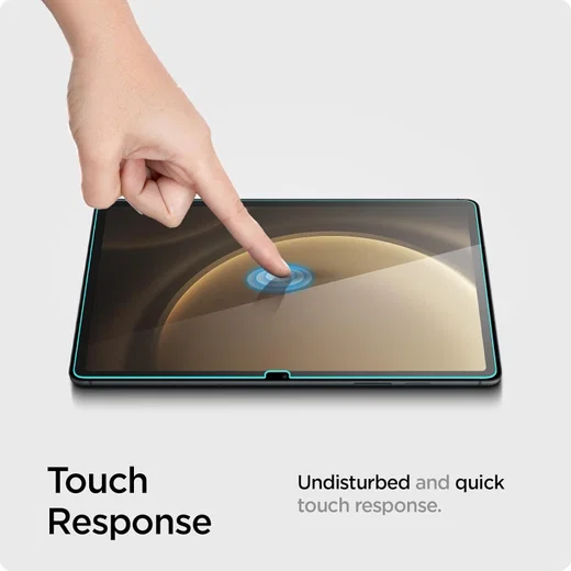 Spigen Glas.tR Slim Samsung Galaxy Tab S10 FE / S9 FE Protector Tempered Glass afbeelding 4