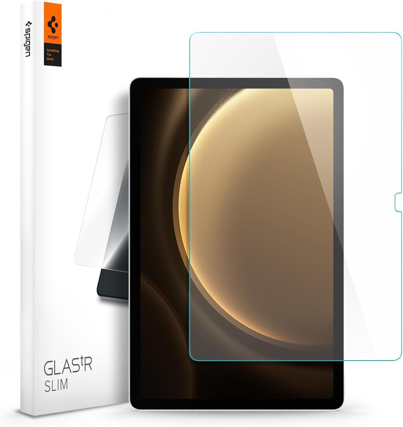 Spigen Glas.tR Slim Samsung Galaxy Tab S10 FE / S9 FE Protector Tempered Glass afbeelding 1