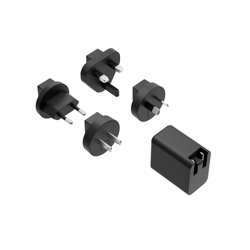 mophie Speedport 40W Wereldstekker USB-C Oplader GaN Zwart afbeelding 1