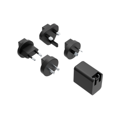 mophie Speedport 40W Wereldstekker USB-C Oplader GaN Zwart afbeelding