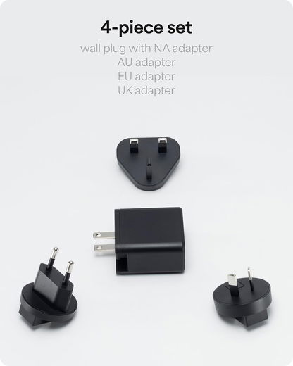 mophie Speedport 40W Wereldstekker USB-C Oplader GaN Zwart afbeelding 3