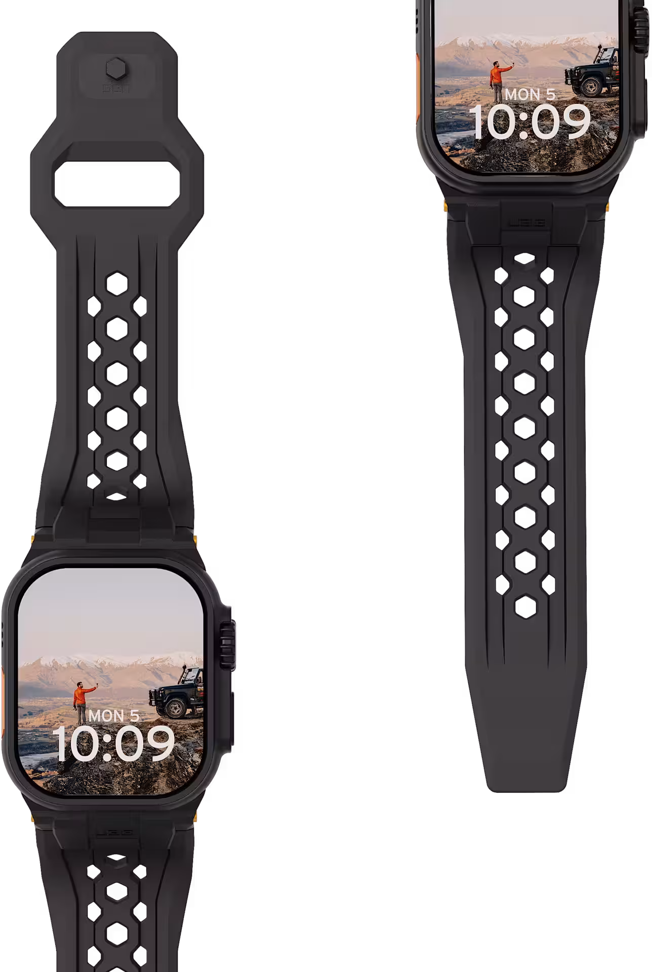 UAG Monarch - Apple Watch Ultra 3/Ultra 2/Ultra - 49/46/45/44MM - Zwart afbeelding 1