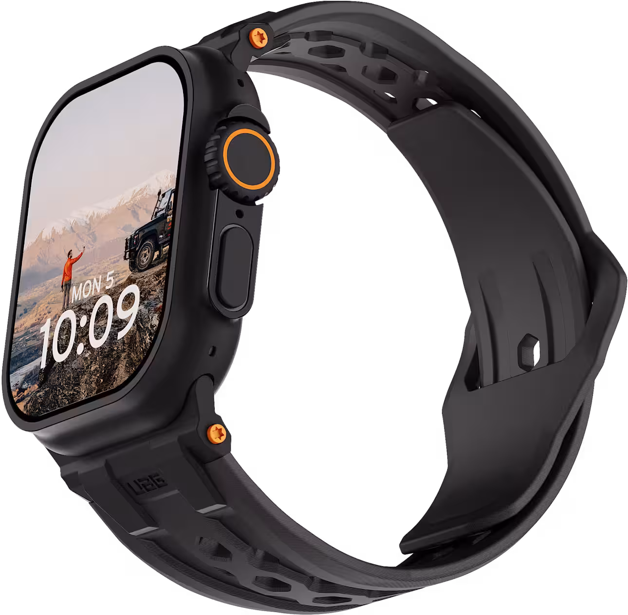 UAG Monarch - Apple Watch Ultra 3/Ultra 2/Ultra - 49/46/45/44MM - Zwart afbeelding 2