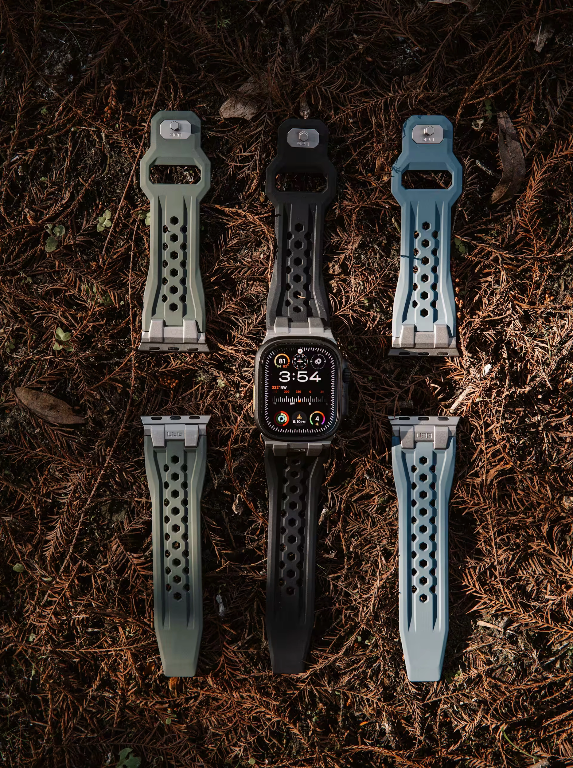 UAG Monarch - Apple Watch Ultra 3/Ultra 2/Ultra - 49/46/45/44MM - Zwart afbeelding 11