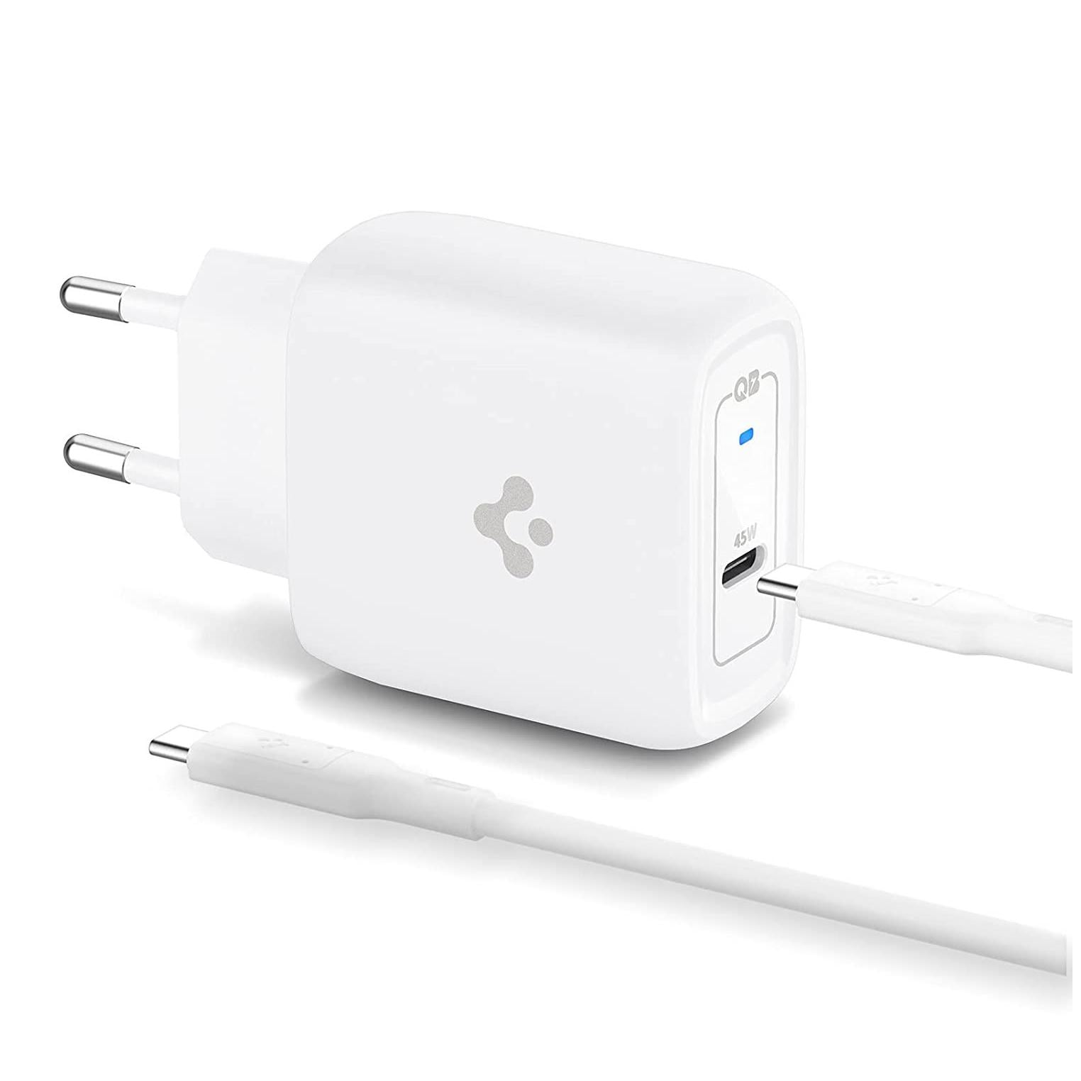 Spigen PowerArc ArcStation Pro 45W GaN USB-C Snellader Power Delivery Adapter me afbeelding 1