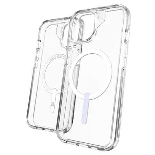 ZAGG Crystal Palace Snap Apple iPhone 15 Hoesje MagSafe Back Cover Transparant afbeelding 1