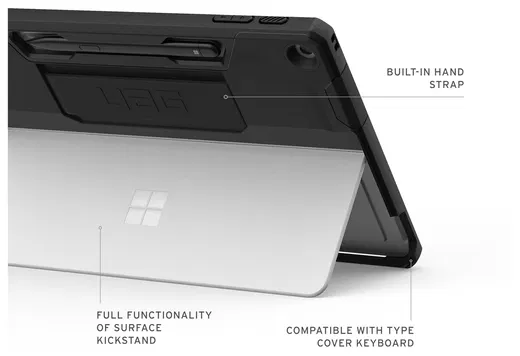 Urban Armor Gear Scout Microsoft Surface Pro 1e Editie Hoesje Back Cover Zwart afbeelding 6