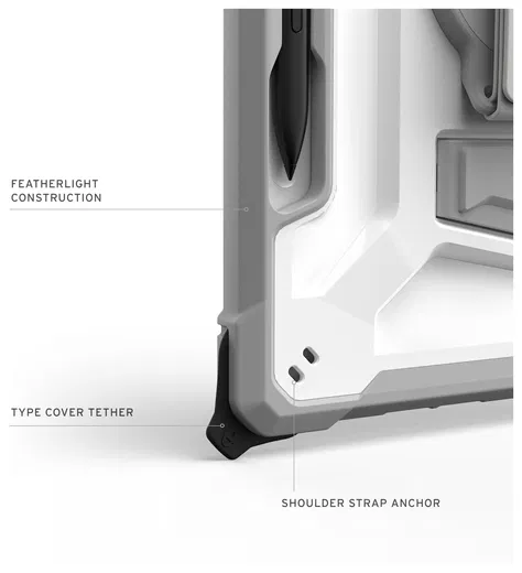 UAG Metropolis SE Microsoft Surface Pro 12 Inch Hoes Book Case Zwart afbeelding 4