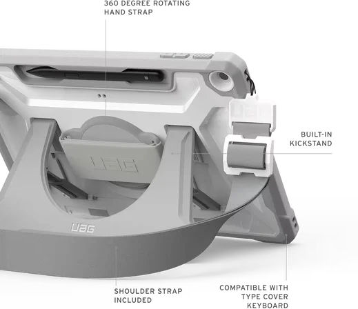 Urban Armor Gear Plasma Healthcare Microsoft Surface Pro 1e Grijs afbeelding 6
