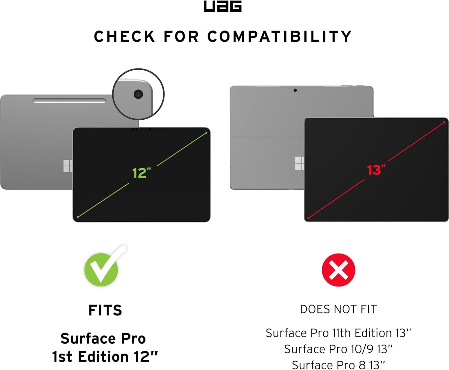 Urban Armor Gear Glass Microsoft Surface Pro afbeelding 2
