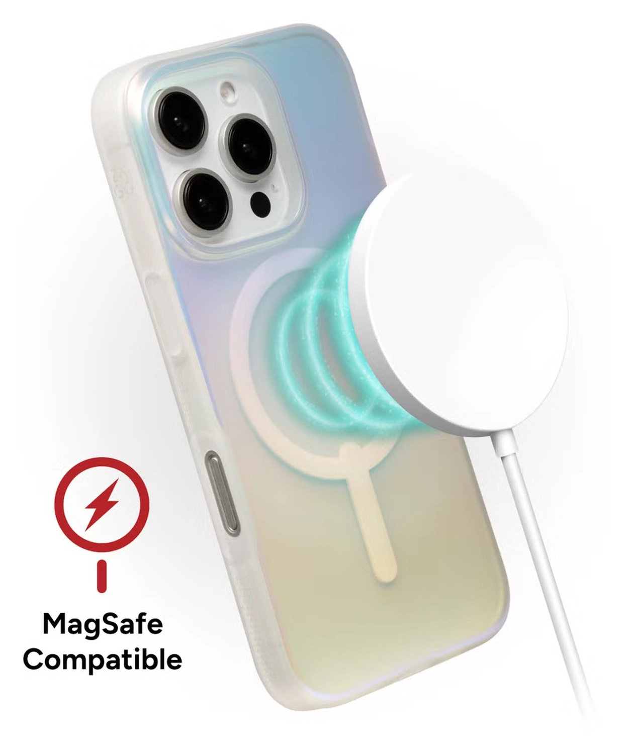 ZAGG Milan Snap Apple iPhone 16 Pro Hoesje MagSafe Back Cover Regenboog afbeelding 12