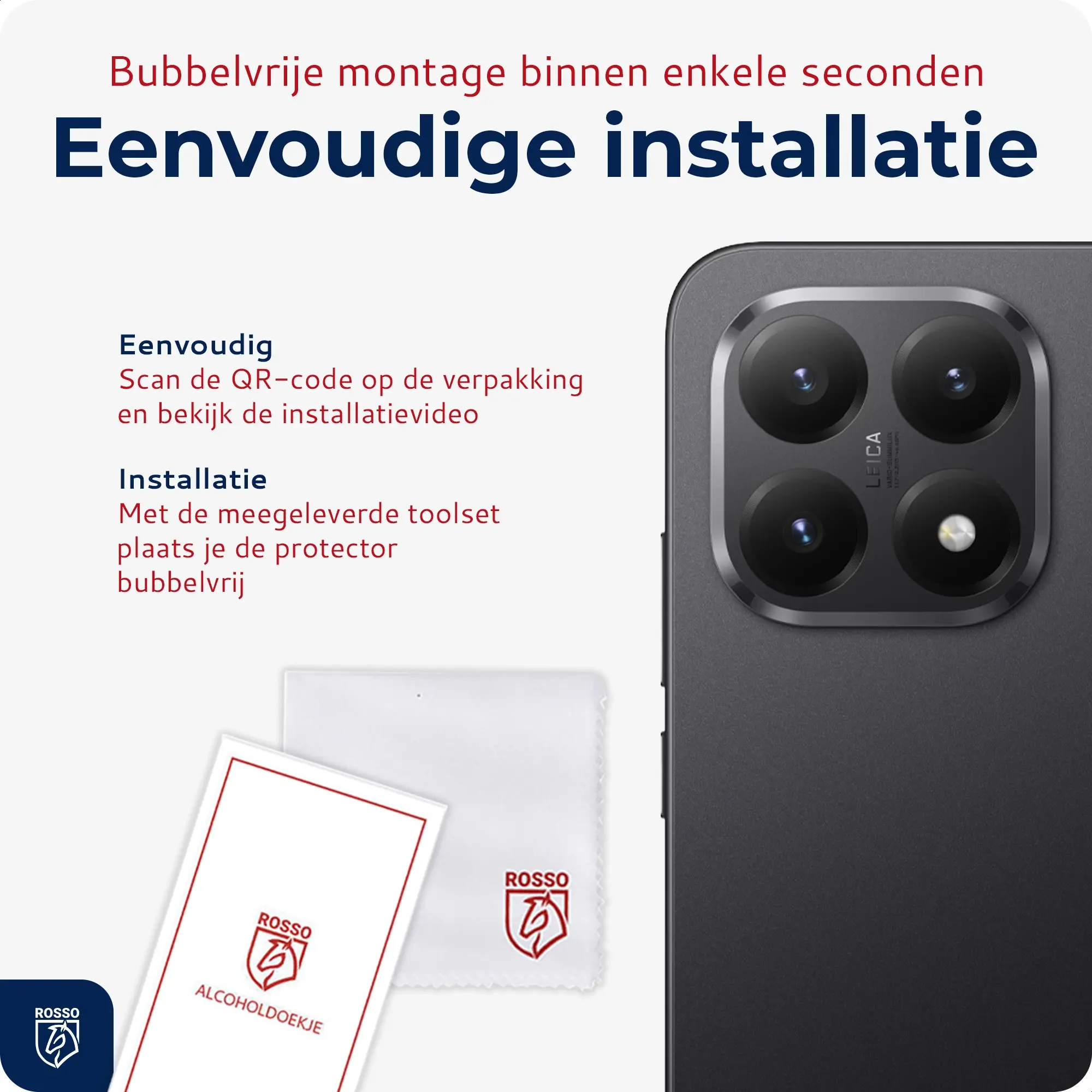 Rosso Xiaomi 15T Pro Camera Lens Protector Transparant afbeelding 6