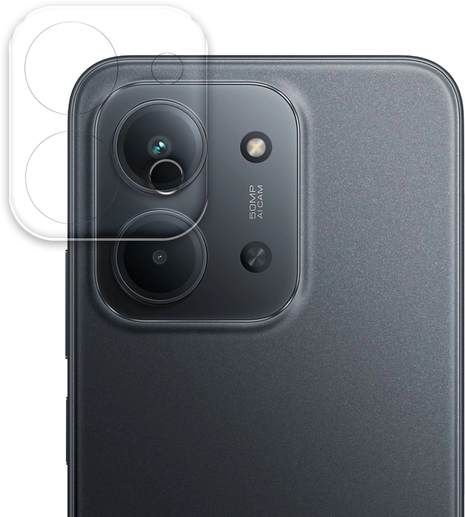 Rosso Xiaomi Redmi 15C Camera Lens Protector Transparant afbeelding 2
