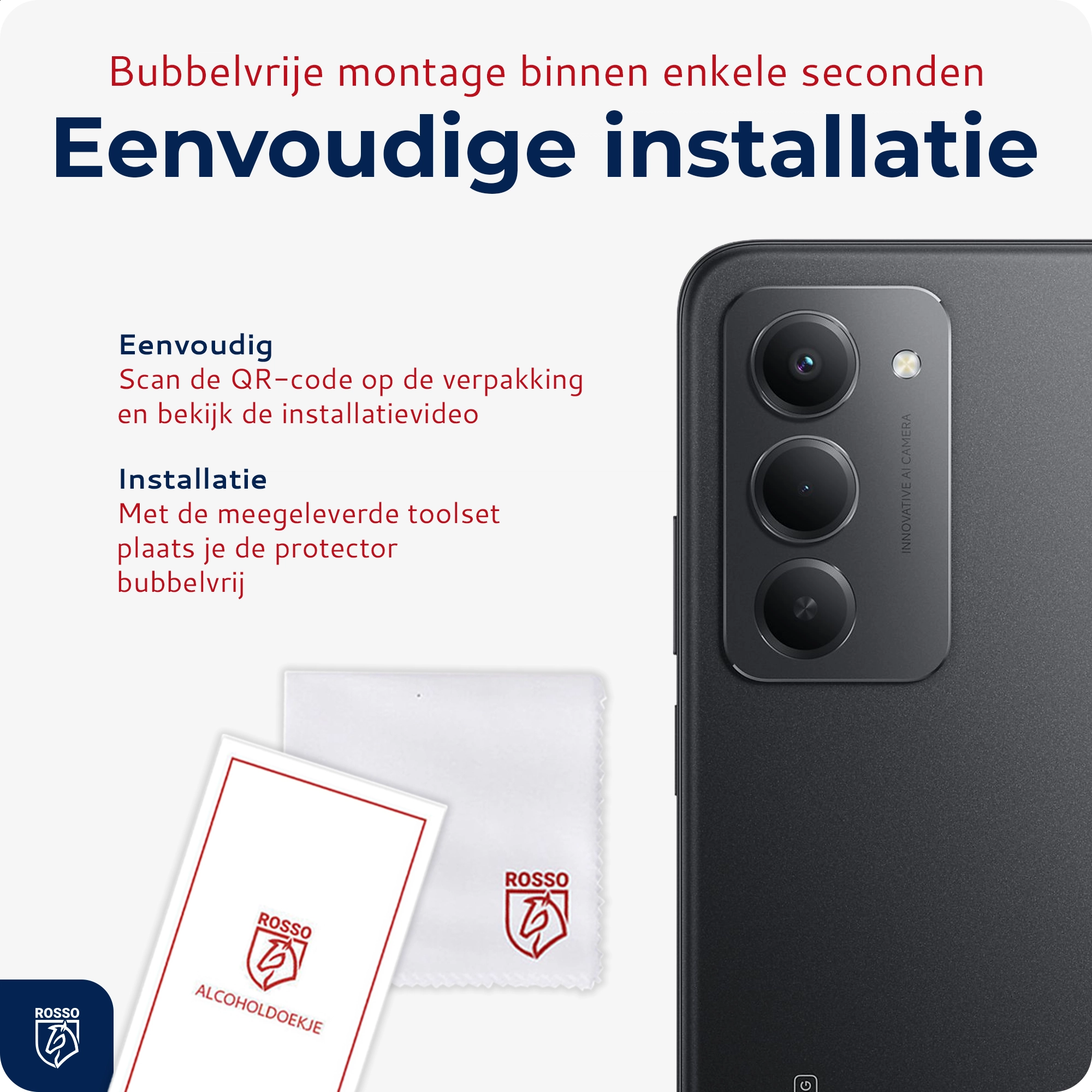 Rosso Xiaomi Redmi 15 (5G) Camera Lens Protector Transparant afbeelding 5