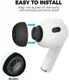 3 Pack AirPods Pro 3 Siliconen Dopjes Tips Small / Medium / Large afbeelding 5