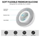 2 Pack AirPods Pro 3 (3e Generatie) Siliconen Dopjes Tips Medium afbeelding 2