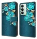 Xiaomi Redmi 15 (4G) Hoesje Portemonnee Book Case Roos Print afbeelding 1