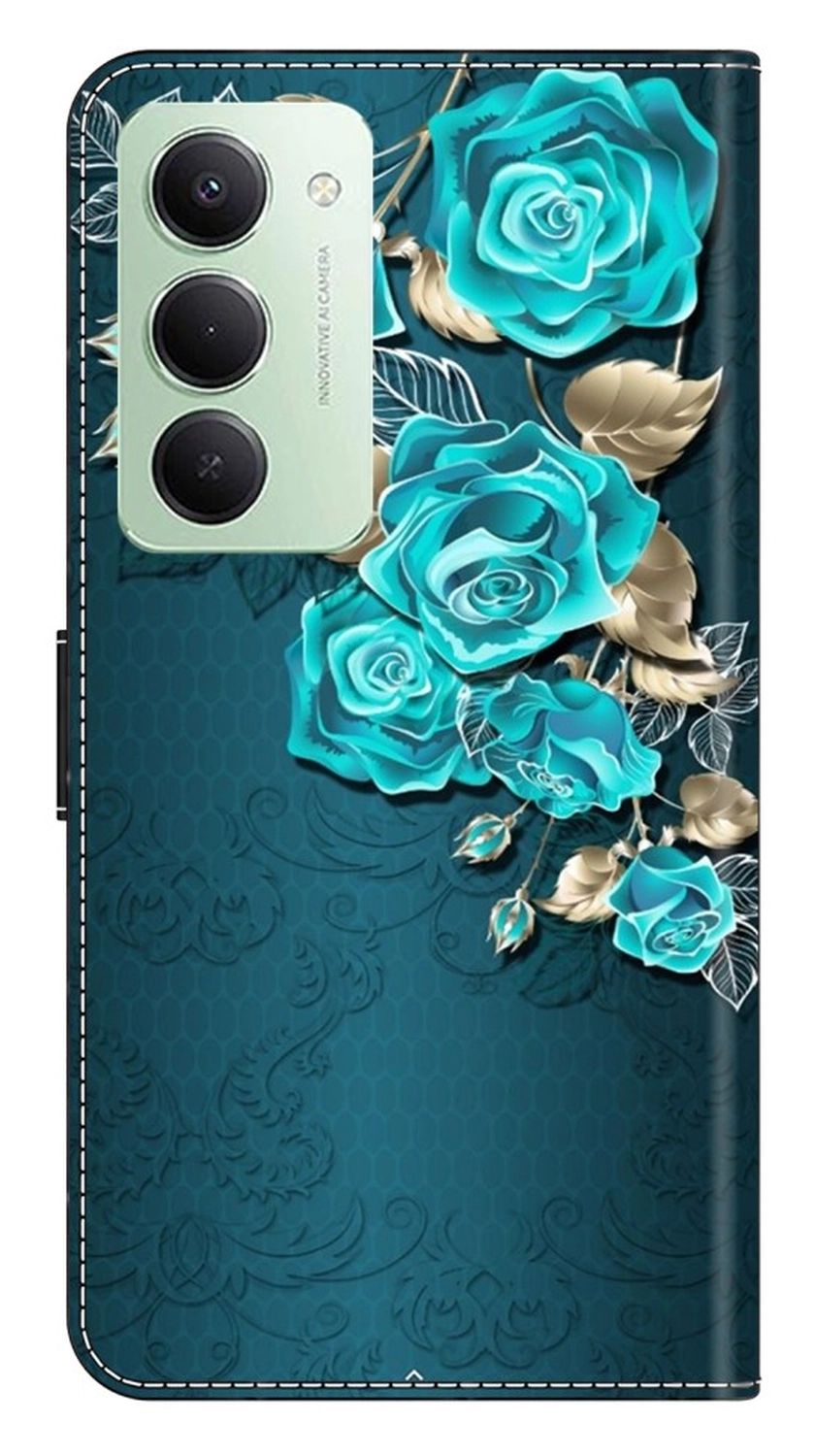Xiaomi Redmi 15 (4G) Hoesje Portemonnee Book Case Roos Print afbeelding 6