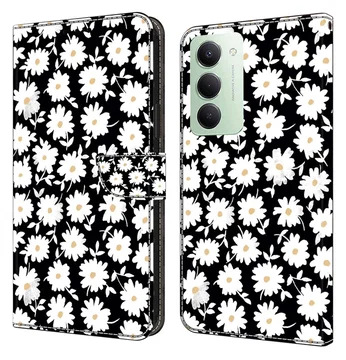 Xiaomi Redmi 15 (4G) Hoesje Portemonnee Book Case Bloem Print