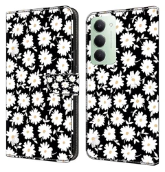 Xiaomi Redmi 15 (4G) Hoesje Portemonnee Book Case Bloem Print afbeelding