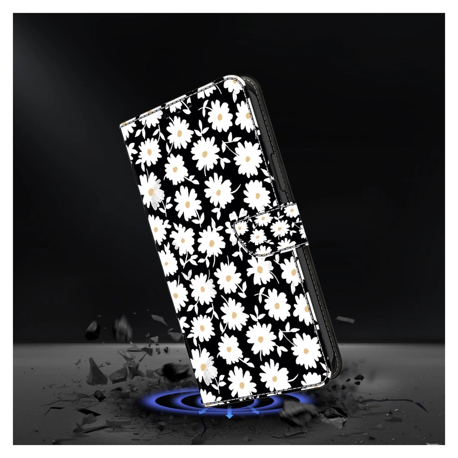 Xiaomi Redmi 15 (4G) Hoesje Portemonnee Book Case Bloem Print afbeelding 4