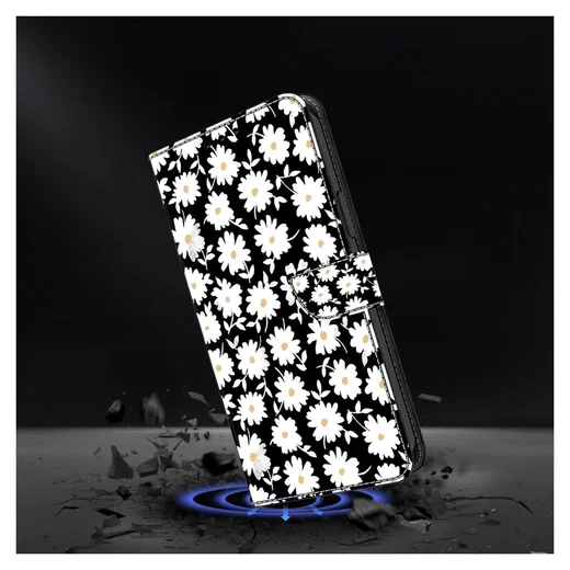 Xiaomi Redmi 15 (4G) Hoesje Portemonnee Book Case Bloem Print afbeelding 4
