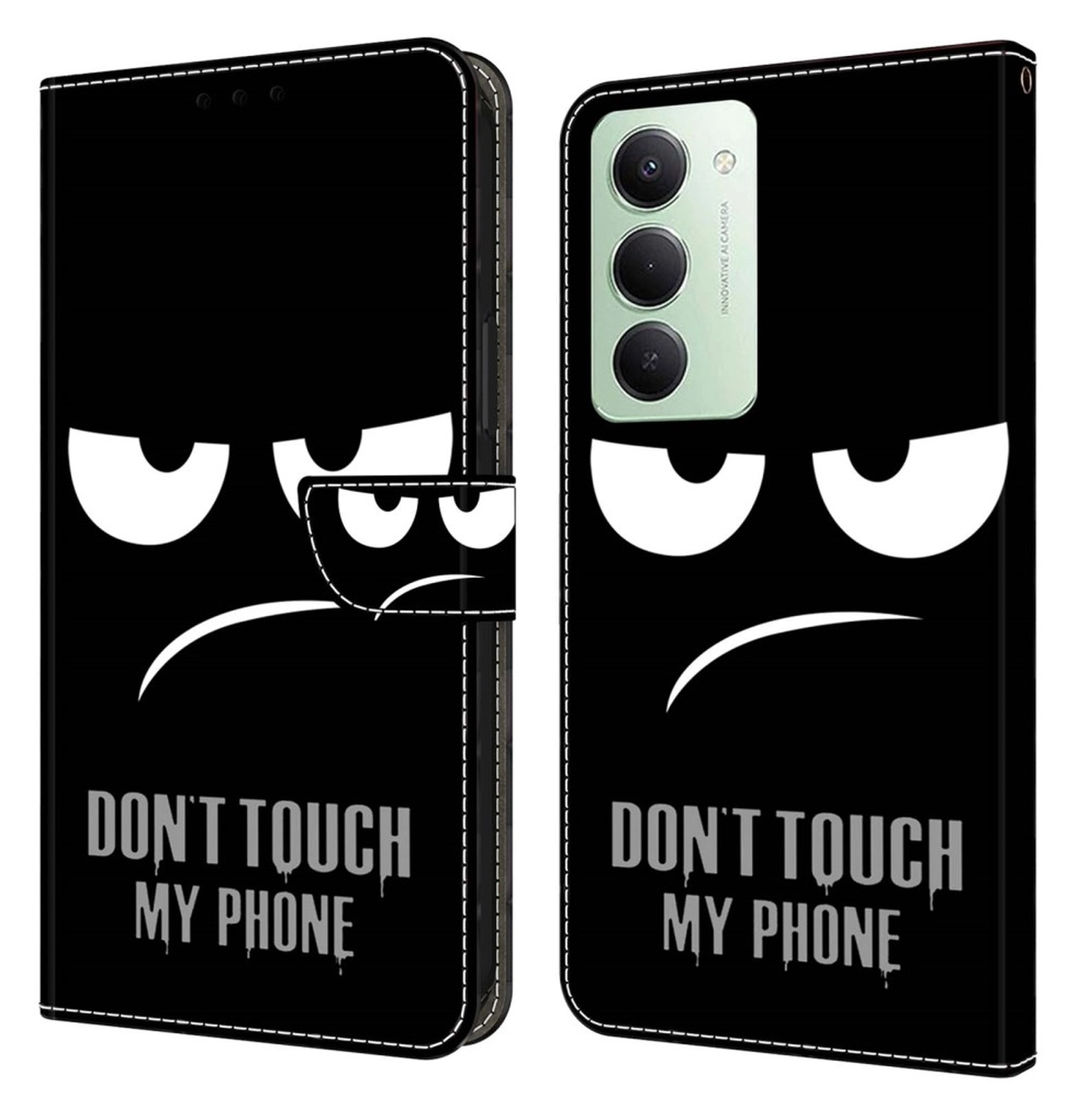 Xiaomi Redmi 15 (5G) Hoesje Portemonnee Book Case Touch Print afbeelding 1
