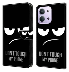 Xiaomi Redmi 15C Hoesje Portemonnee Book Case Touch Print afbeelding