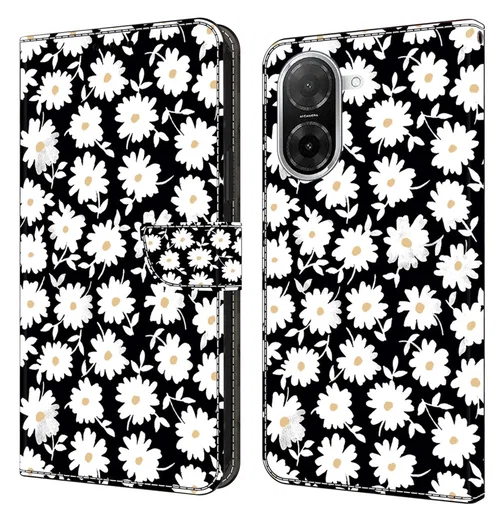 Xiaomi Redmi A5 4G Hoesje Portemonnee Book Case Bloem Print afbeelding 1