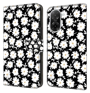 Xiaomi Redmi A5 4G Hoesje Portemonnee Book Case Bloem Print