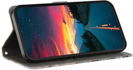Xiaomi Redmi A5 4G Hoesje Portemonnee Book Case Roos Print afbeelding 3