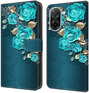 Xiaomi Redmi A5 4G Hoesje Portemonnee Book Case Roos Print