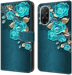 Xiaomi Redmi A5 4G Hoesje Portemonnee Book Case Roos Print afbeelding