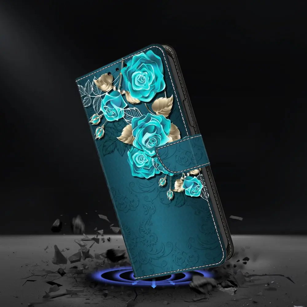 Xiaomi Redmi A5 4G Hoesje Portemonnee Book Case Roos Print afbeelding 4