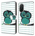 Xiaomi Redmi A5 4G Hoesje Portemonnee Book Case Uil Print