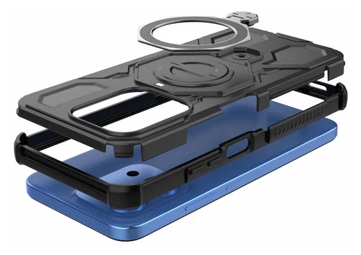 Xiaomi Redmi 15C Hoesje MagSafe 360° Standaard Zwart afbeelding 7
