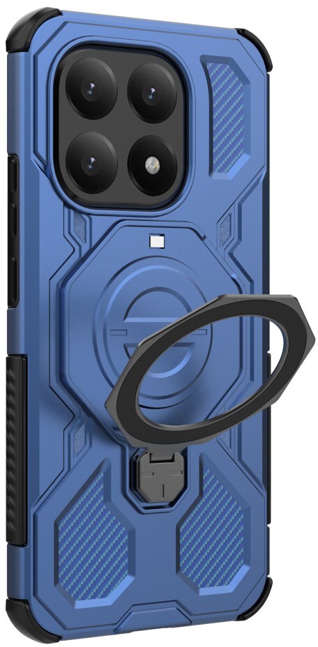 Xiaomi 15T Hoesje MagSafe 360° Standaard Blauw afbeelding 4